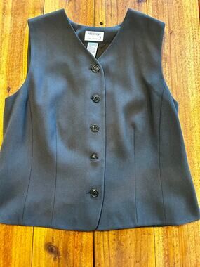 Preview Collection Tailored Suit Vest Waistcoat Brown – Women’s Size Large